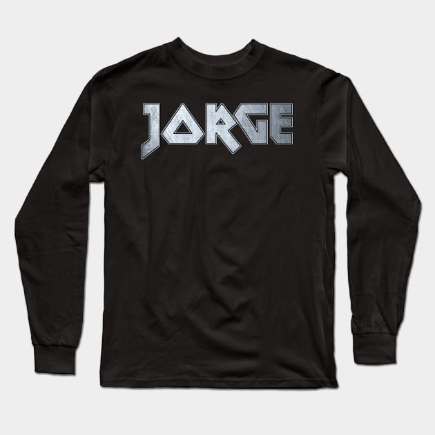 Heavy metal Jorge Long Sleeve T-Shirt by KubikoBakhar